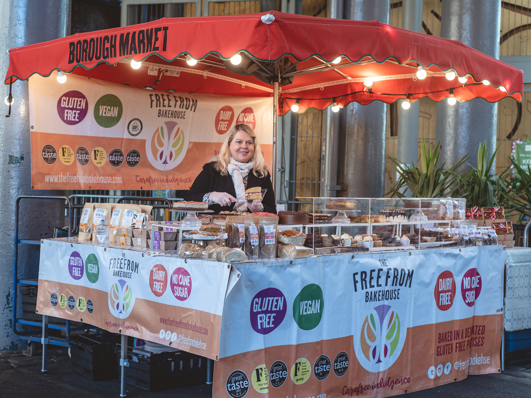 Borough Market Stall with owner